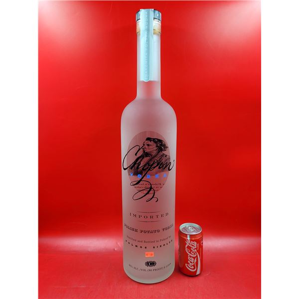 Large Chopin Polish Potato Vodka Display Bottle