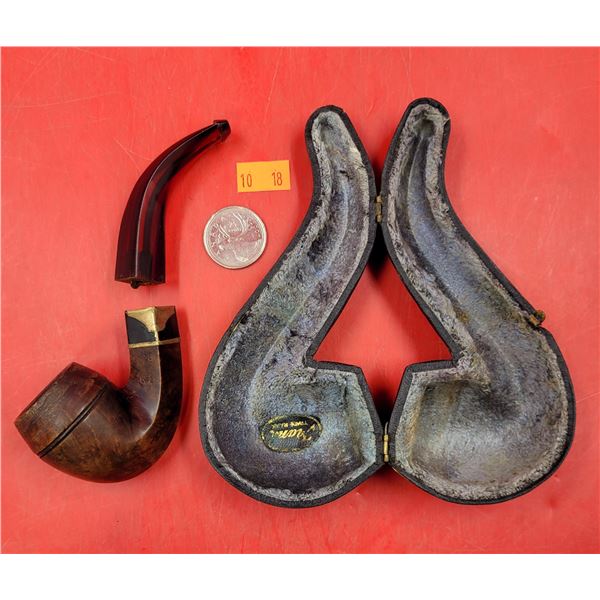 Antique Pipe w/ Pipe Holder