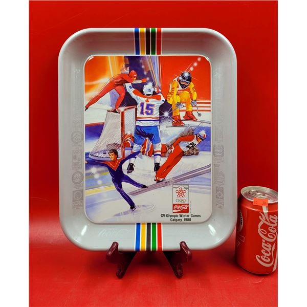 VTG 1988 XV Olympic Winter Games x Coca-Cola Advertising Tray