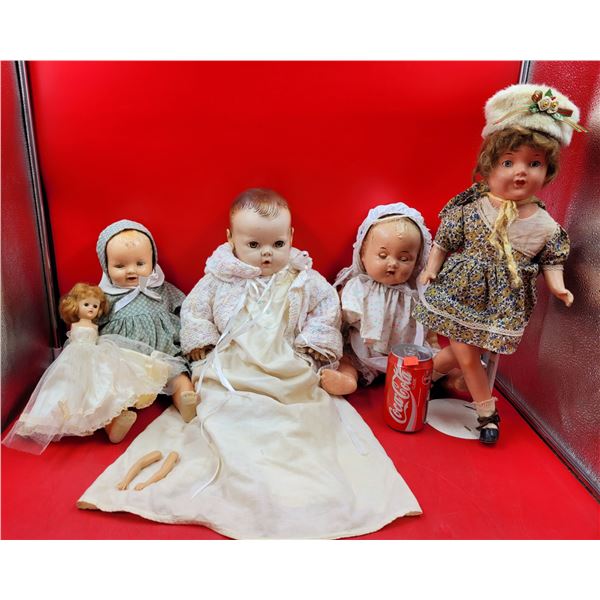 Lot Of Antique Dolls