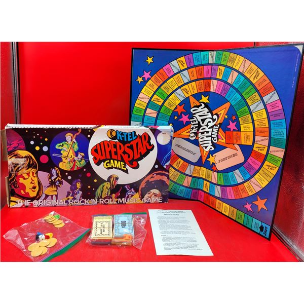 VTG K-Tel Superstar Game The Original Rock 'N' Roll Music Game