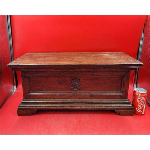 Antique Small Wooden Storage Chest