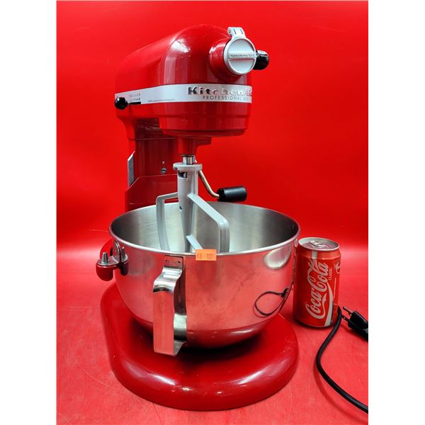 Red KitchenAid Professional 600 Mixer