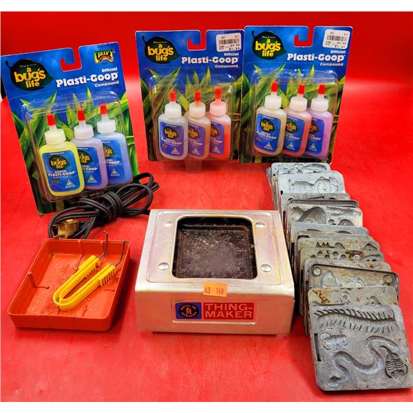 A Bugs Life Plasti-Goop & Mattel Thing-Maker w/ Molds
