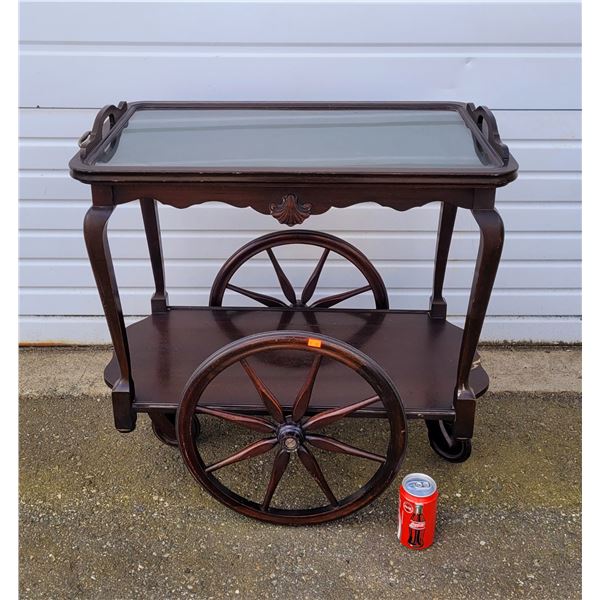 VTG Wooden Tea Bar Cart