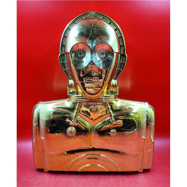 VTG Rare Star Wars C-3P0 Carrying Case For Star Wars Action Figures
