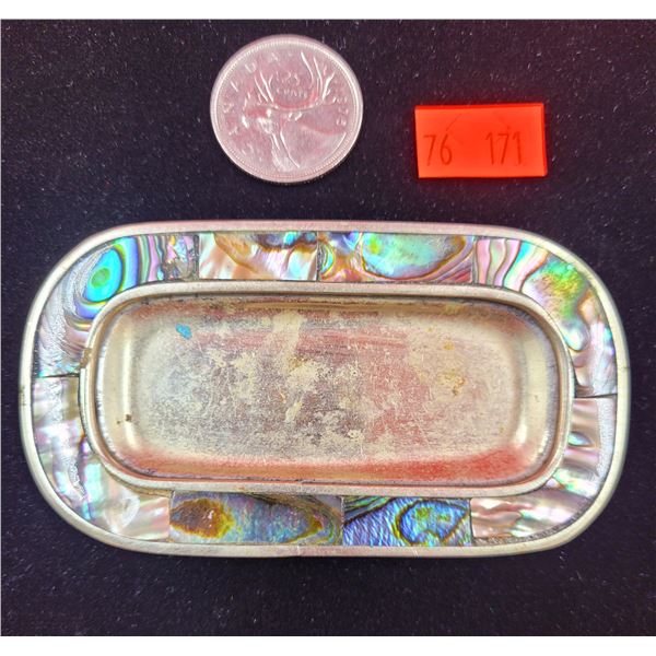 Mexican Alpaca Silver-Tone Tray