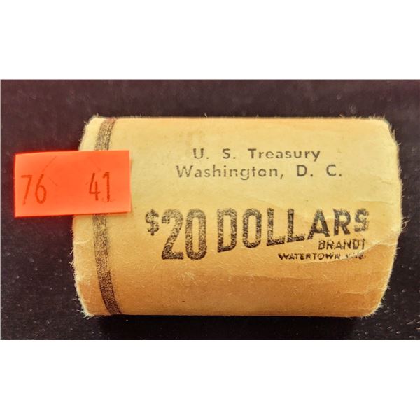Roll Of 1972 American $1 Dollar Coins From U.S Treasury