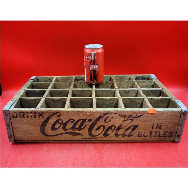 VTG Wooden Coca-Cola Advertising Crate Made In San Diego