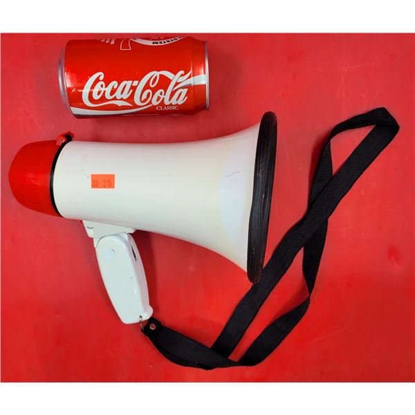 Red And White Megaphone