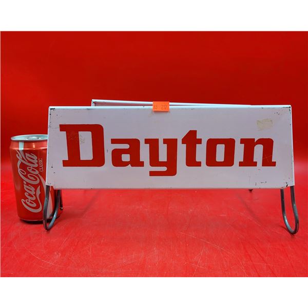VTG Dayton Metal Tire Advertising Display Rack