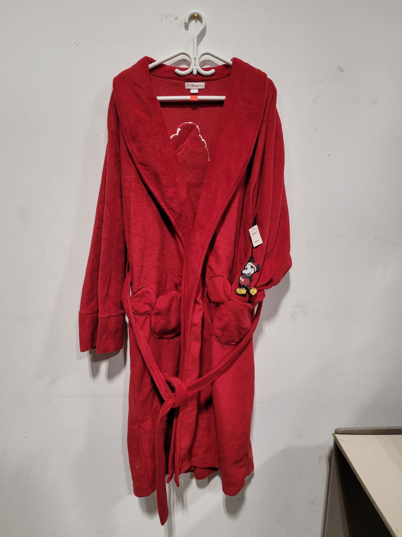 VTG Disney Store Mickey Mouse Red Robe
