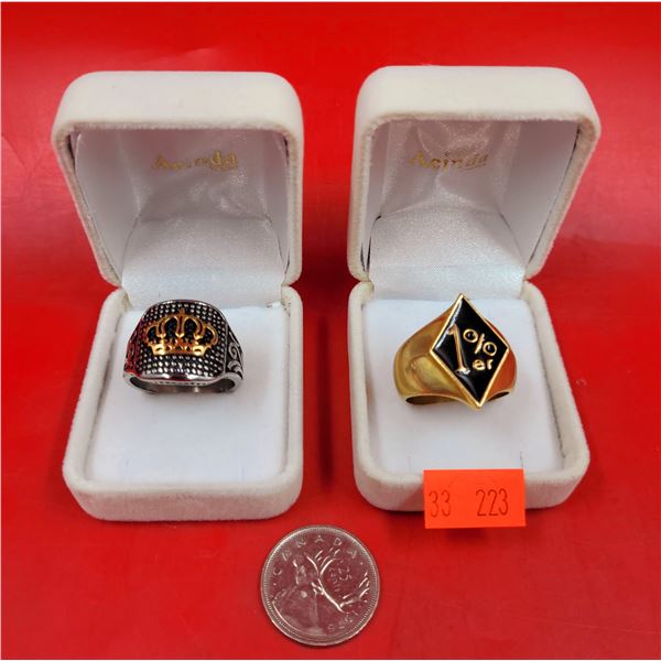 Beautiful Heavy Biker Rings