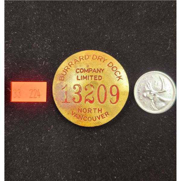 Burrard Dry Dock North Vancouver Badge
