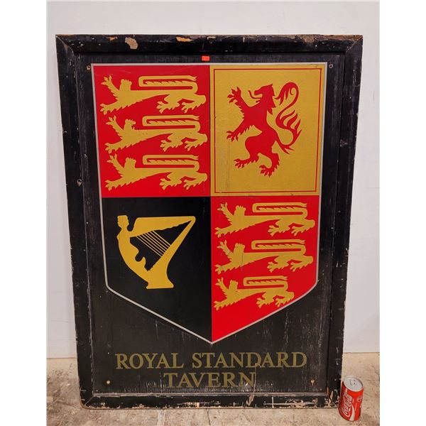 Large Wooden Double-Sided Tavern Sign