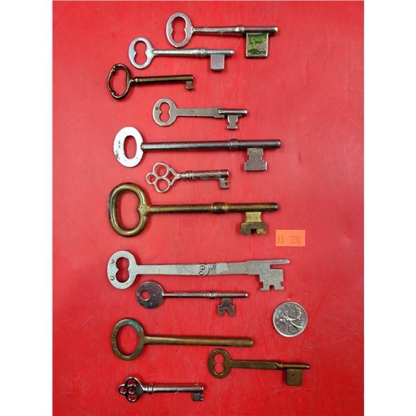 Lot Of Medium To Large Skeleton Keys