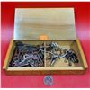Image 1 : Wooden Box Of Skeleton Keys