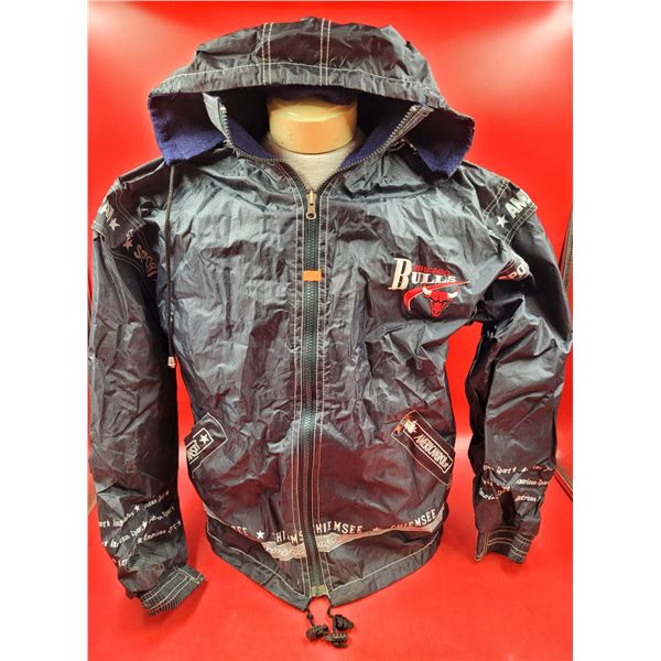 VTG Nike Chicago Bulls Hooded Reversible Jacket