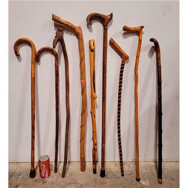 Lot Of VTG Wooden Canes