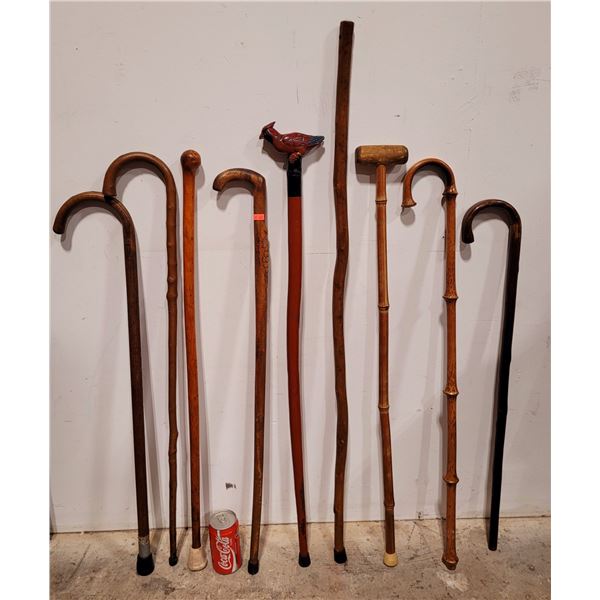 Lot Of VTG Wooden Canes