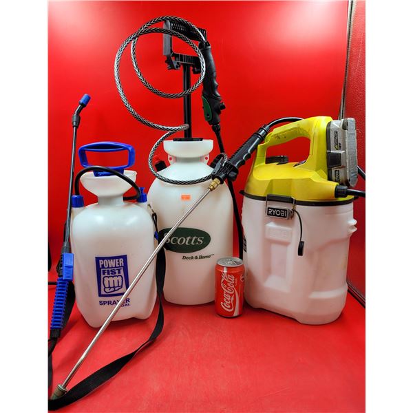 Various Lot Of Pressure Sprayers