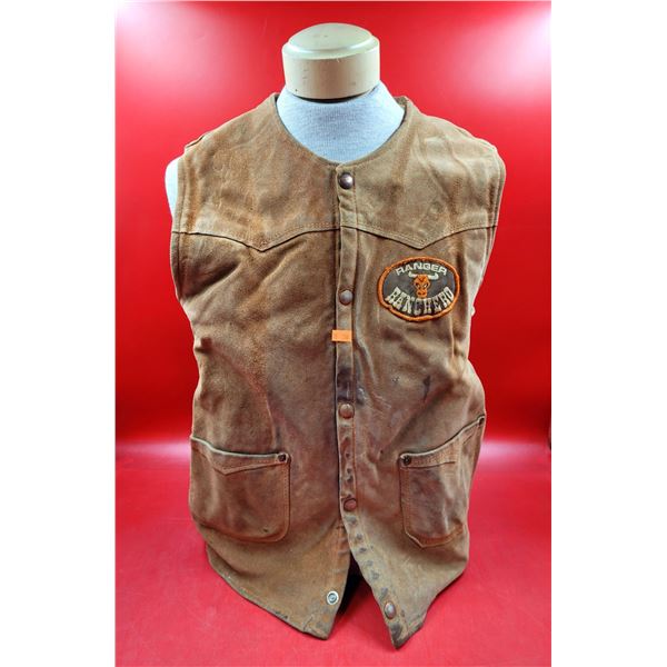 Medium Ranger Ranchero Button Up Sleeveless Vest