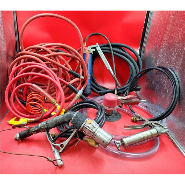 Air Hoses, Welding & Tool Lot