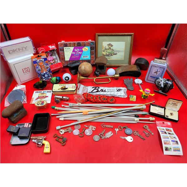 Lot Of Misc. Smalls Including Keys & Skeleton Keys