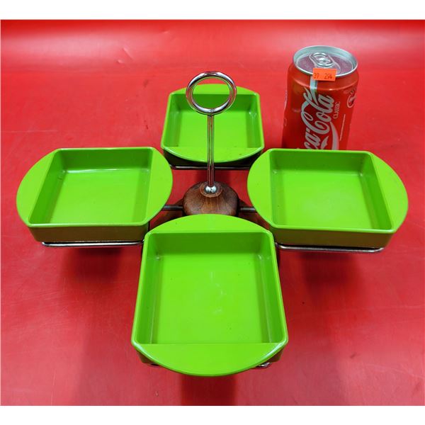 MCM Teak Condiment Holder Made In Denmark