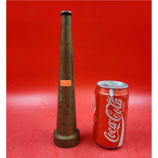 VTG Brass Fire Hose Nozzle