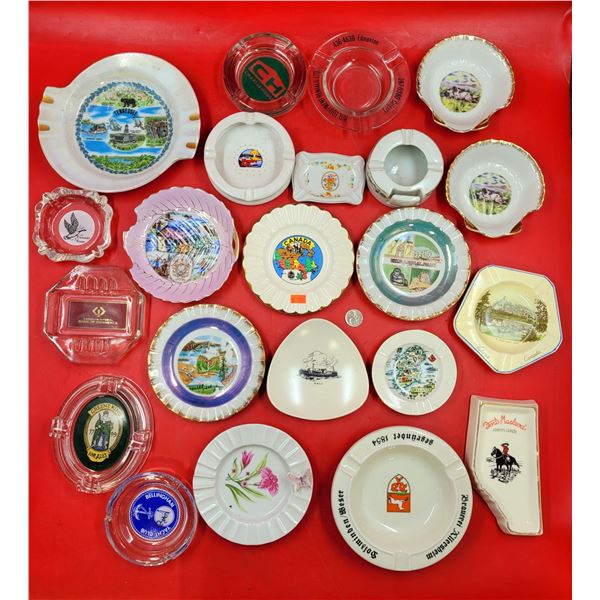 Lot Of Misc. Ashtrays
