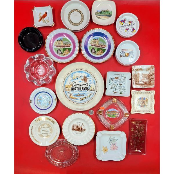 Lot Of Misc. Ashtrays
