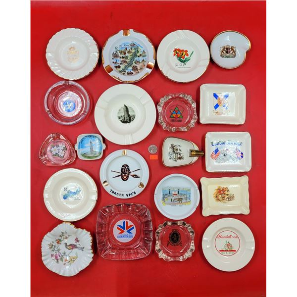 Lot Of Misc. Ashtrays