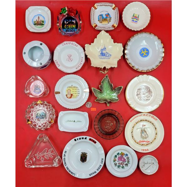 Lot Of Misc. Ashtrays