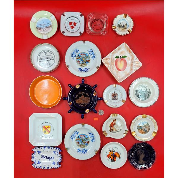 Lot Of Misc. Ashtrays
