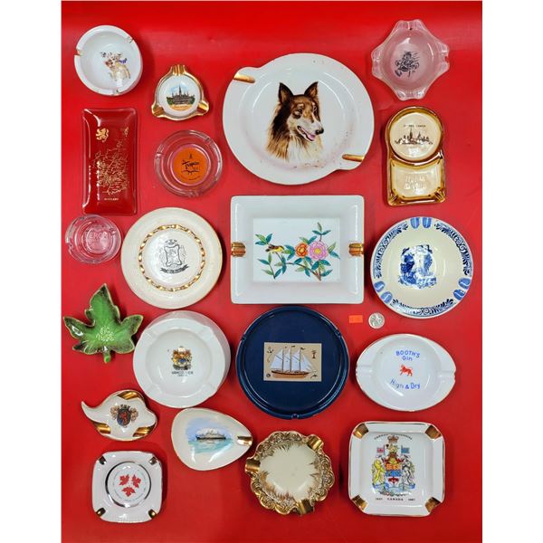 Lot Of Misc. Ashtrays