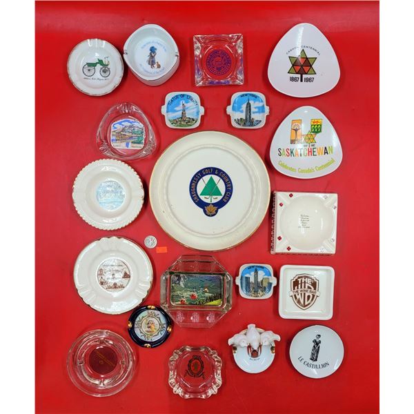 Lot Of Misc. Ashtrays