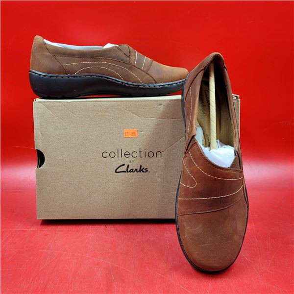 Dark Tan Leather Collection By Clanks Shoes M: 8½ US