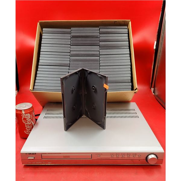 Empty DVD Cases & Curtis DVD Player