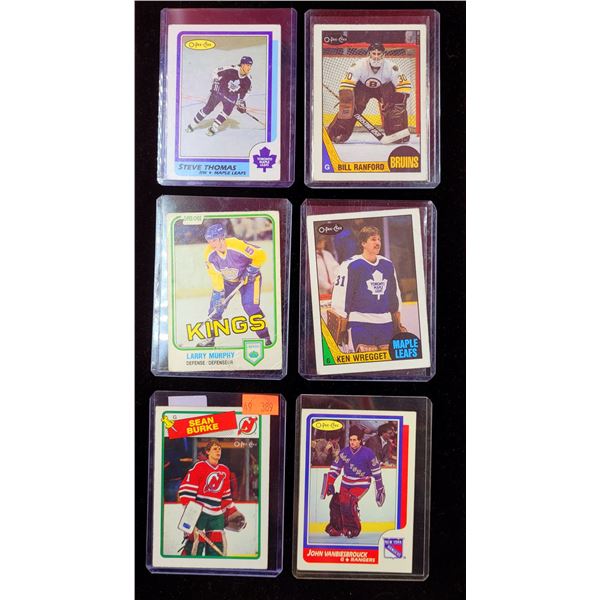 Assorted VTG Hockey Cards (Wregger, Murphy, Ranford, etc.)