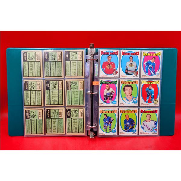 Binder of VTG Hockey Cards