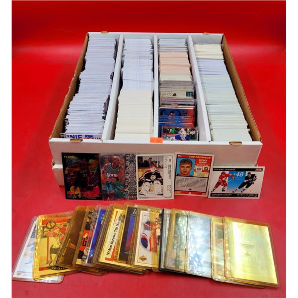 Box of Assorted Hockey Cards