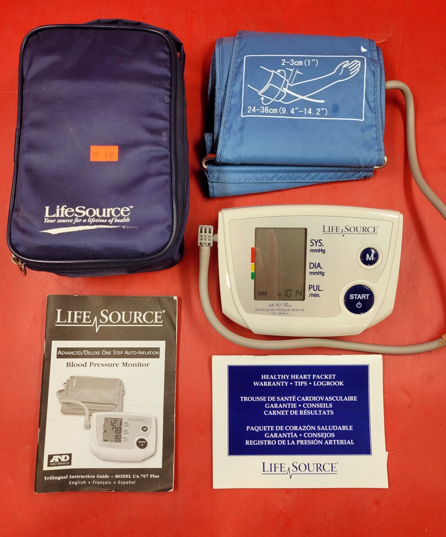 One Step Monitor Life Source Advanced One Step Auto-Inflation Blood Pressure Monitor