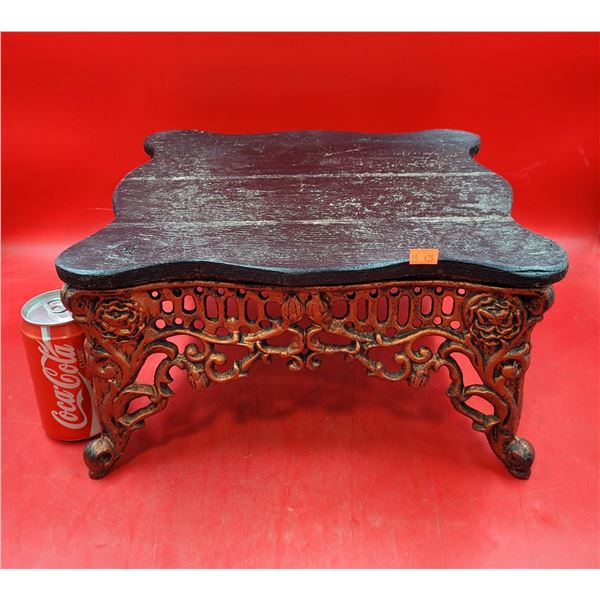 Antique Cast Iron Footstool
