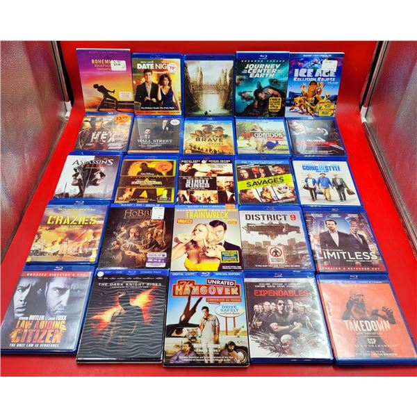 Large Lot Of Blu-ray DVD's
