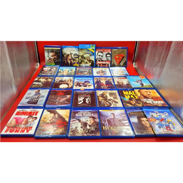 Large Lot Of Blu-ray DVD's