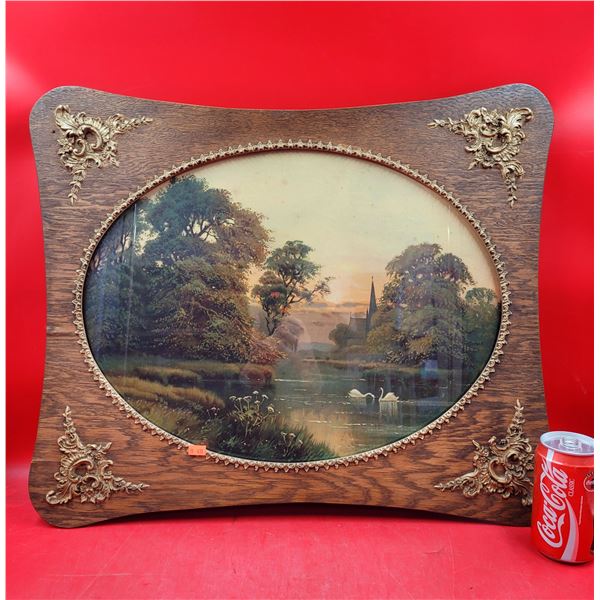 VTG Unique Frame Landscape Print