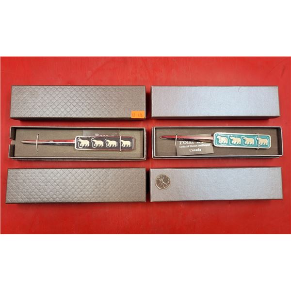 6 Polar Bear Letter Openers