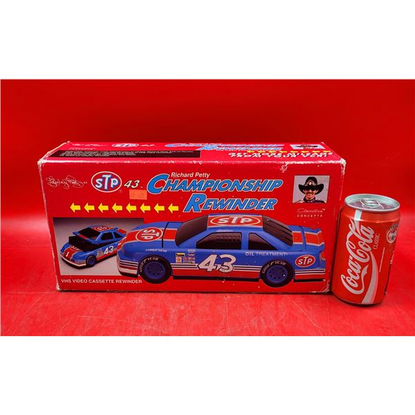VTG Richard Petty Championship VHS Video Cassette Rewinder Car