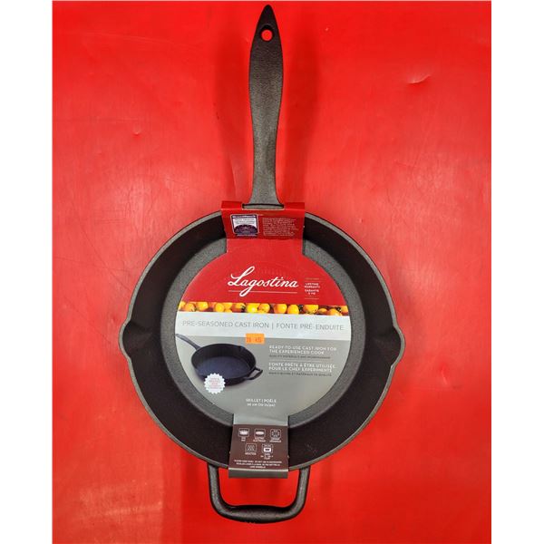 New Lagostina Pre-Seasoned Cast Iron Pan